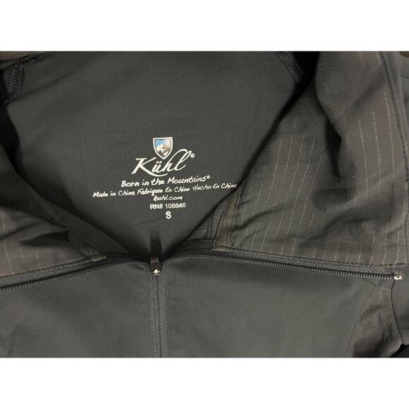 Kuhl Women's Bandita Lightweight Front Zip Jacket Gray Stowable Hood UPF 50 Sz S - Picture 4 of 14